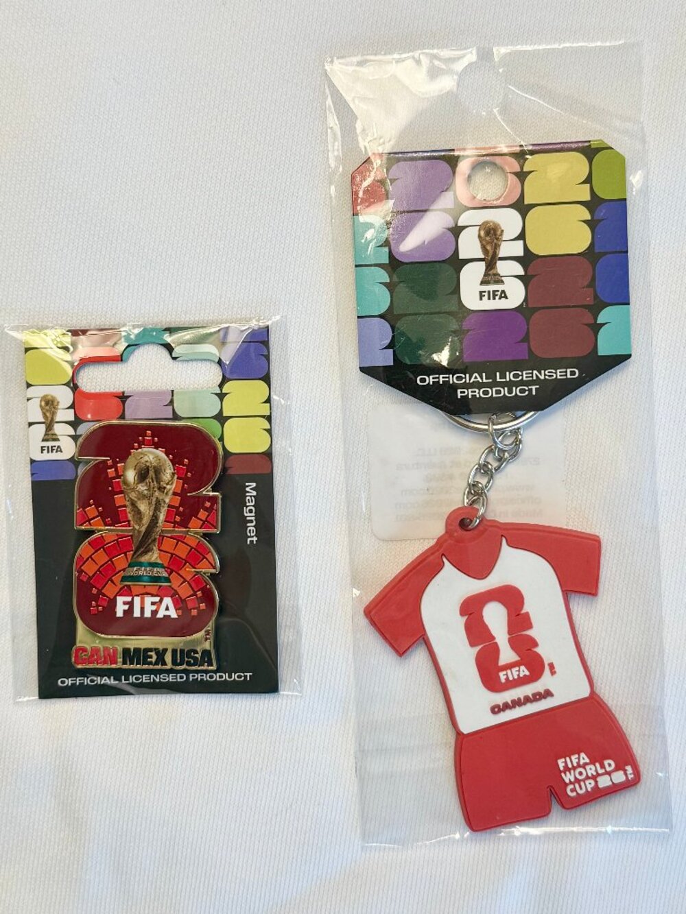 2026 FIFA WORLD CUP Canada Keychain Magnet TORONTO Vancouver